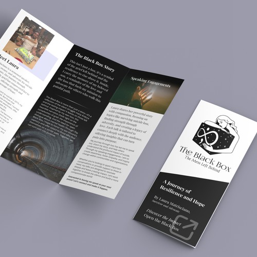 Minimalistic Black Box Brochure