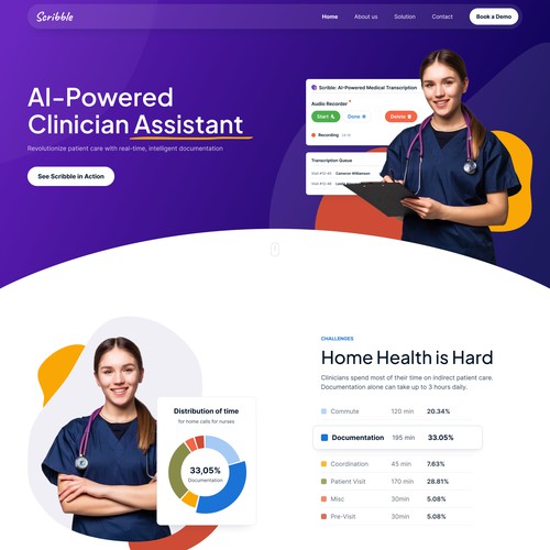 Scribble web design