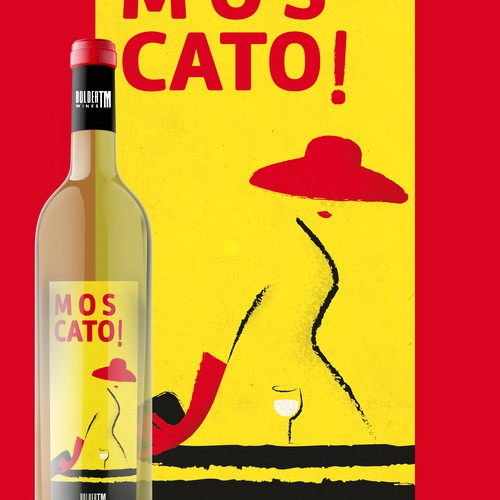 Moscato wine label Y
