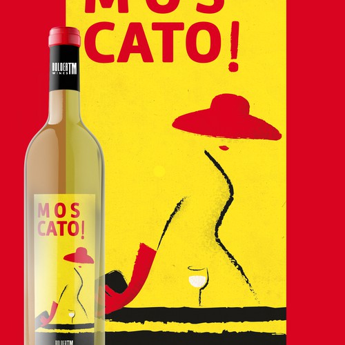 Moscato wine label Y