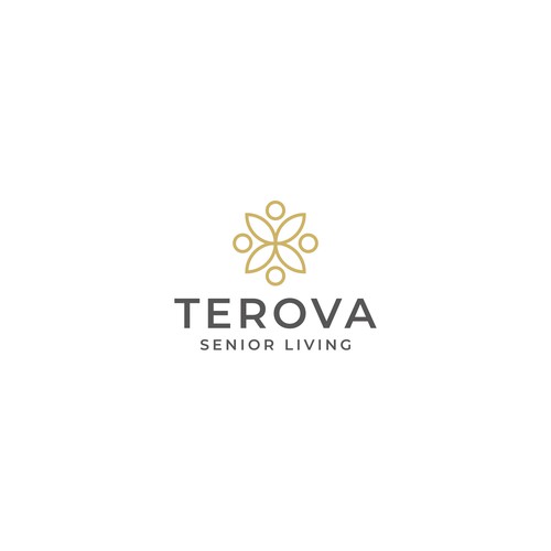 Simple logo for senior Living community