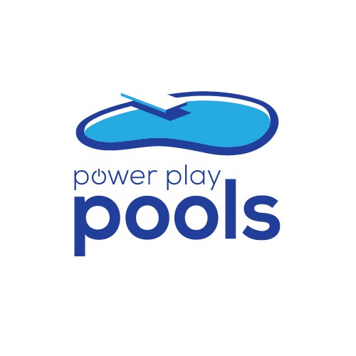 Brand identity for a pool company.