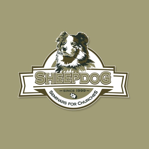 Fun and Creative Logo design for 'Sheepdog Seminars for Churches'