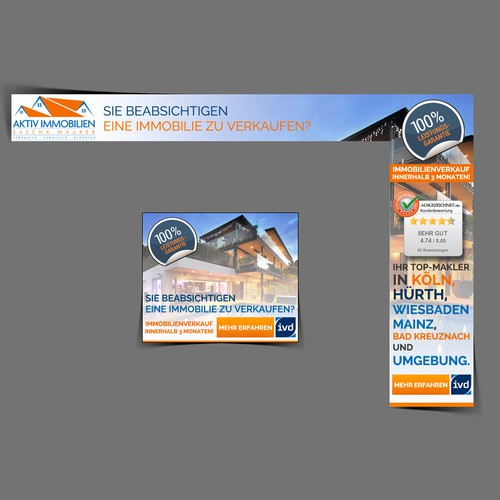 Flash Banner ad for Aktiv immobilien