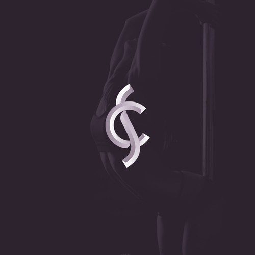 Sleek and sexy SC monogram logo