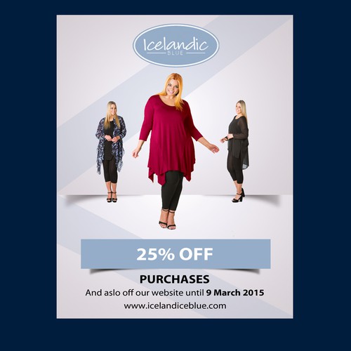 Flyer for Curvy Couture