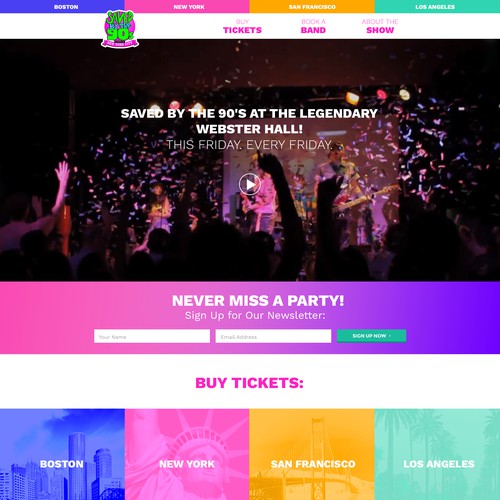 Colourful Web Design 