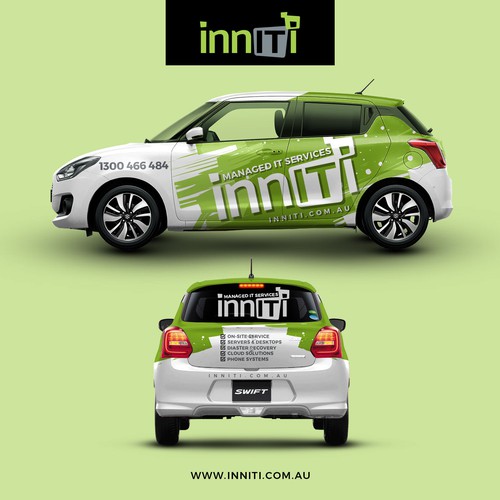 Inniti Car Wrap