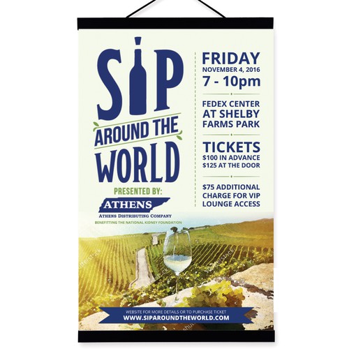 Sip around the world Poster