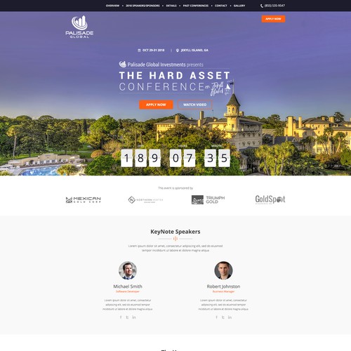 Modern Palisade Hard Asset Conference Website