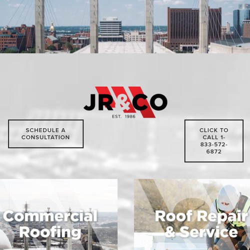 Commercial Contractor Website Design 