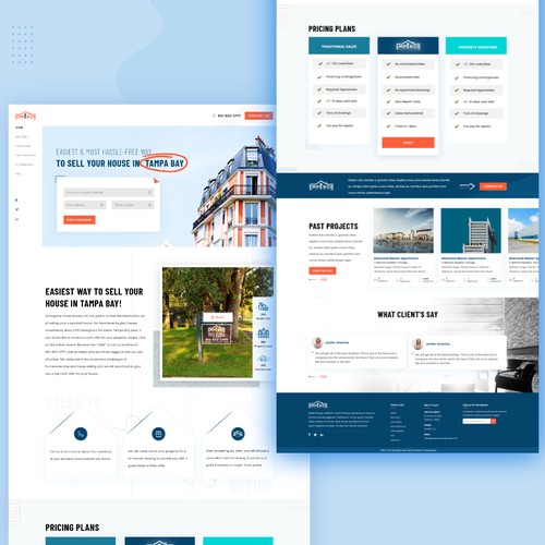 Real Estate Landing page