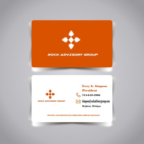 Innovative logo for branding and new business cards!