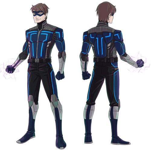 Superhero suit design