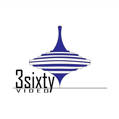 Create a minimalistic logo for 3sixty Video