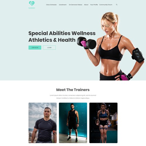 Fitness Website with a Purpose
