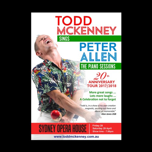 Poster for Todd McKenney