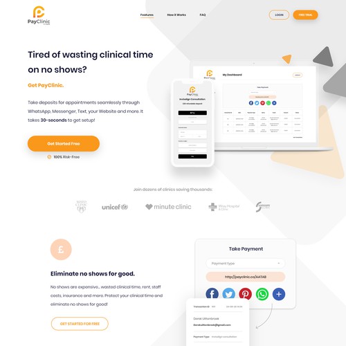 Fintech Startup Website