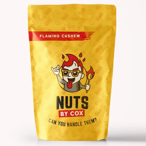 A fun + bold logo for a nut company