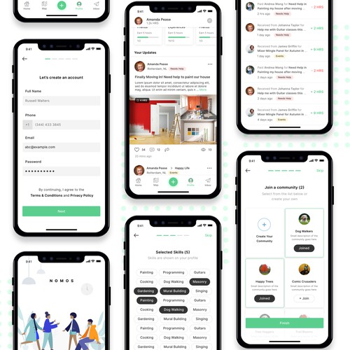 Community App design 