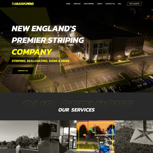 Road Striping Company Homepage