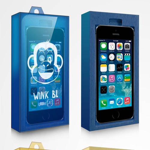 Creative iphone 5 cover case packaging