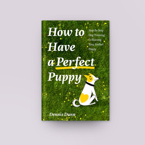 Puppy Training Book Cover Design