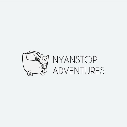 Logo available for customisation and sale.cat logo