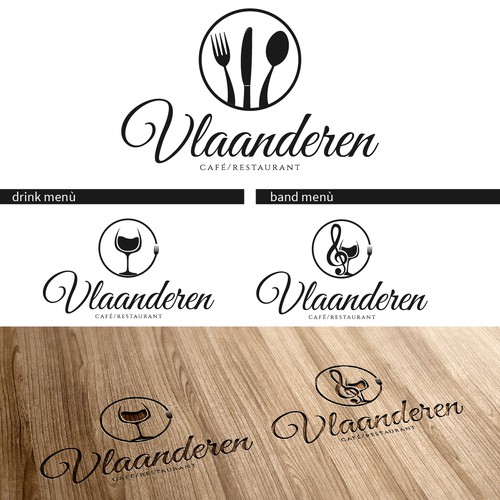 Create the winning logo for café/restaurant 'Vlaanderen'!