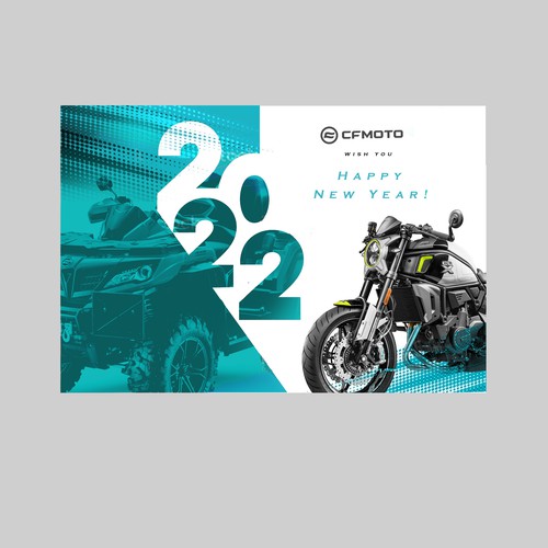 Creative design for a motorcycle company