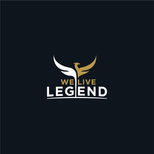 We Live Legend Logo Design