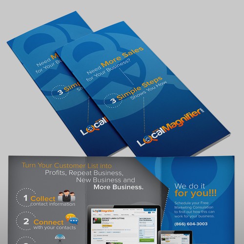 New brochure design wanted for LocalMagnifier.com