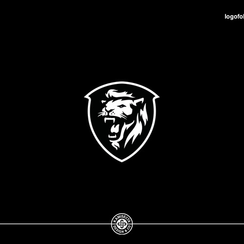 Lion mascot logo