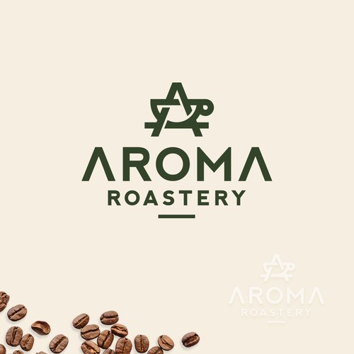 Simple logo entry for coffee roastery