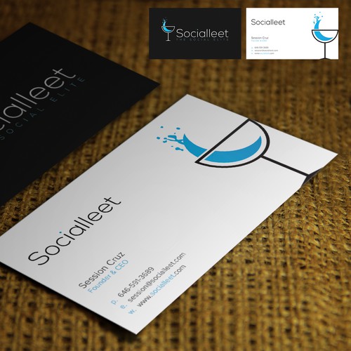 Nightlife industry business card