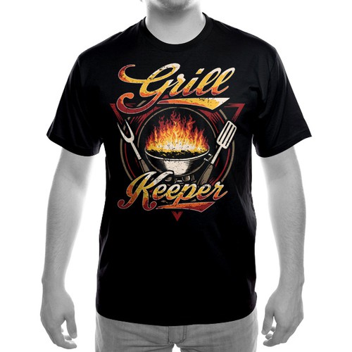T-Shirt for Grill/BBQ fans, possible text:"My Grill, my Rules!"