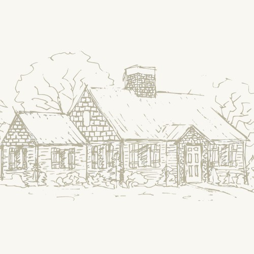 Cabin Architectural Elevation Sketch