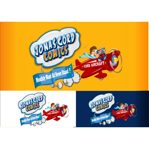 Create the next logo for Jonas Cord Comics Monthly Want Ad News Stand