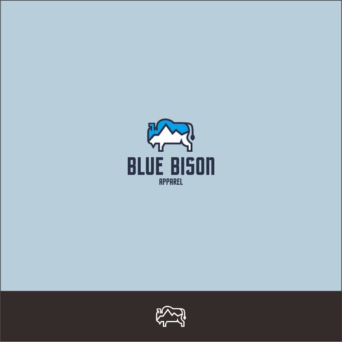 Simple Design for Blue Bison Apparel