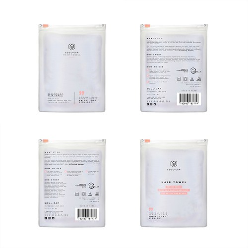 Hair Towel Packaging