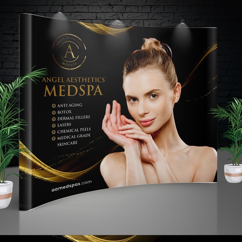  Eye Catching Expo Booth Design Needed for AntiAging MedSpa