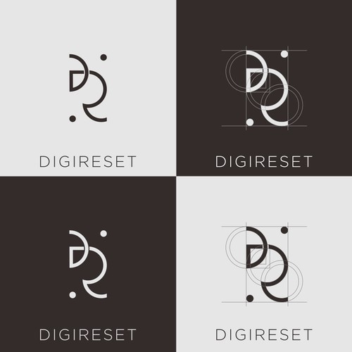 logo abstract DR