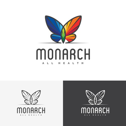Concept logo for 'Monarch'