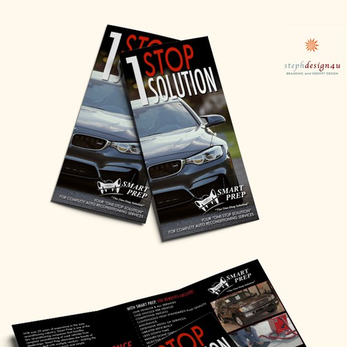 Trifold Brochure to grab Car Dealership Business