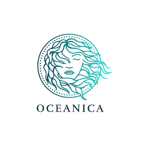 Oceanica Logo Design Concept 