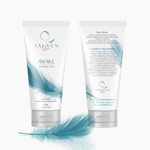Clean packaging for skin care product