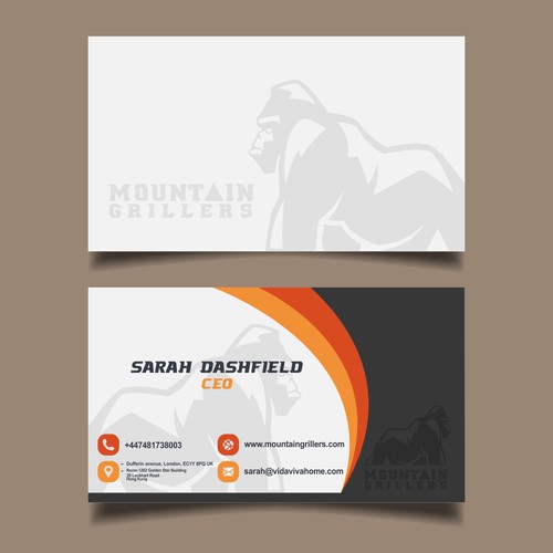 Mountain Grillers Business Card