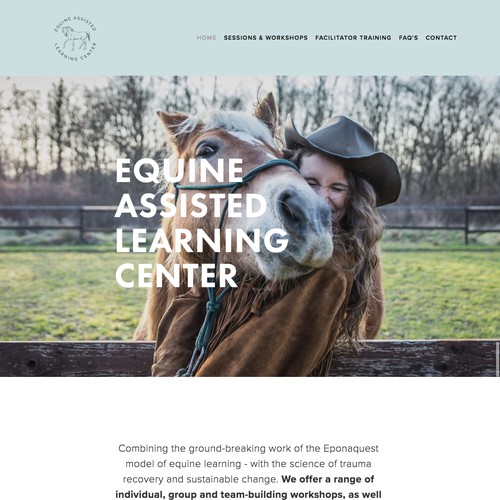 Equine Therapy - Website Facelift