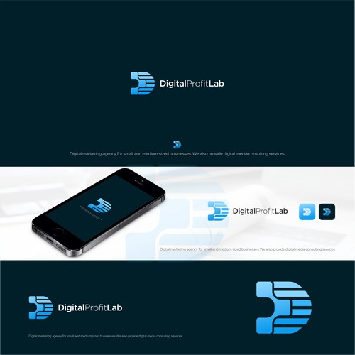 cool and modern concept design for Digital Profit Lab