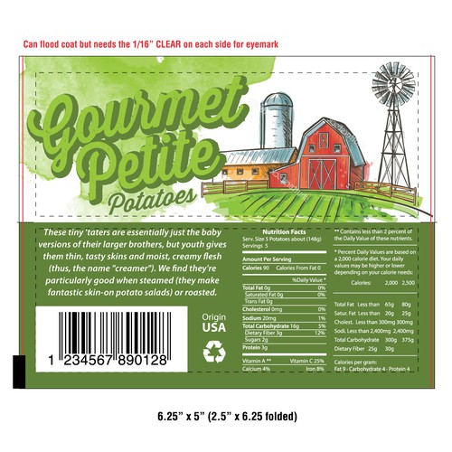 Packaging design for Fresh Direct